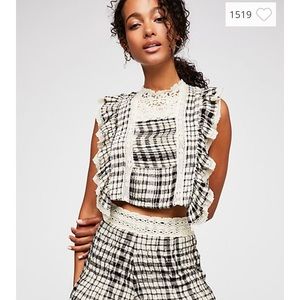 Free people two piece set, never worn